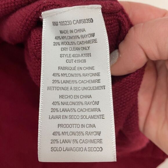 Joie Oversized Maroon Sweater - Picture 6 of 6